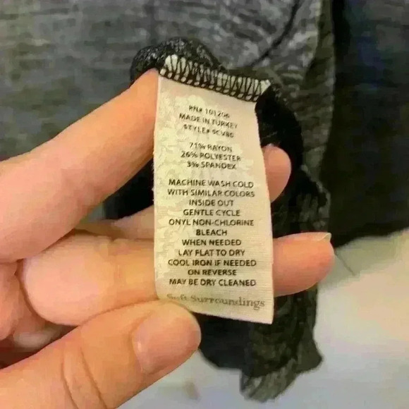 Soft Surroundings long sleeve sz 1X plus size athleisure comfy casual neutral - Picture 6 of 7